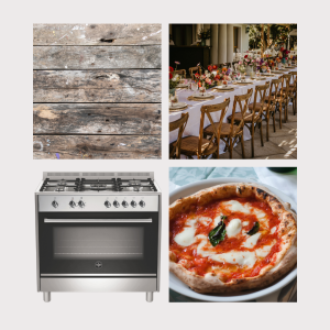 RUSTICA 90CM GAS HOB, ELECTRIC OVEN, ELECTRIC GRILL STAINLESS STEEL