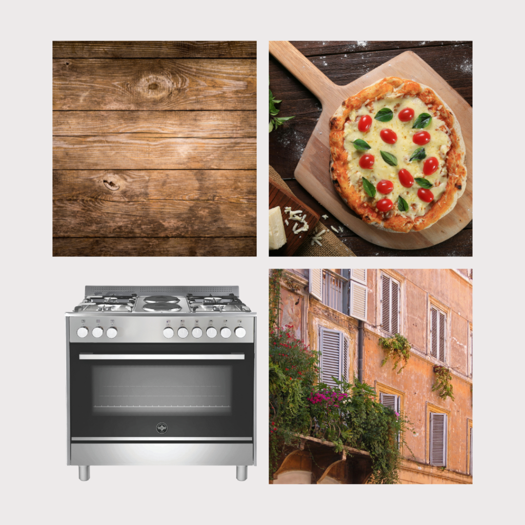 EUROPA 90CM 4 GAS BURNERS, 2 ELECTRIC PLATES, ELECTRIC OVEN, ELECTRIC GRILL