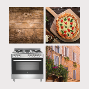 EUROPA 90CM 4 GAS BURNERS, 2 ELECTRIC PLATES, ELECTRIC OVEN, ELECTRIC GRILL