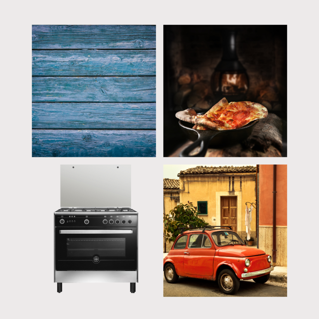 MODERNA VALORE 90CM GAS HOB, GAS OVEN, GAS GRILL STAINLESS STEEL & BLACK