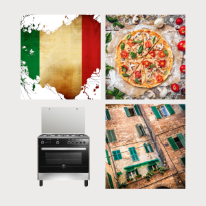 MODERNA 90CM PREMIO+ GAS HOB, GAS OVEN, GAS GRILL STAINLESS STEEL & BLACK