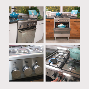 EUROPA 60CM GAS HOB, GAS OVEN, GAS GRILL STAINLESS STEEL
