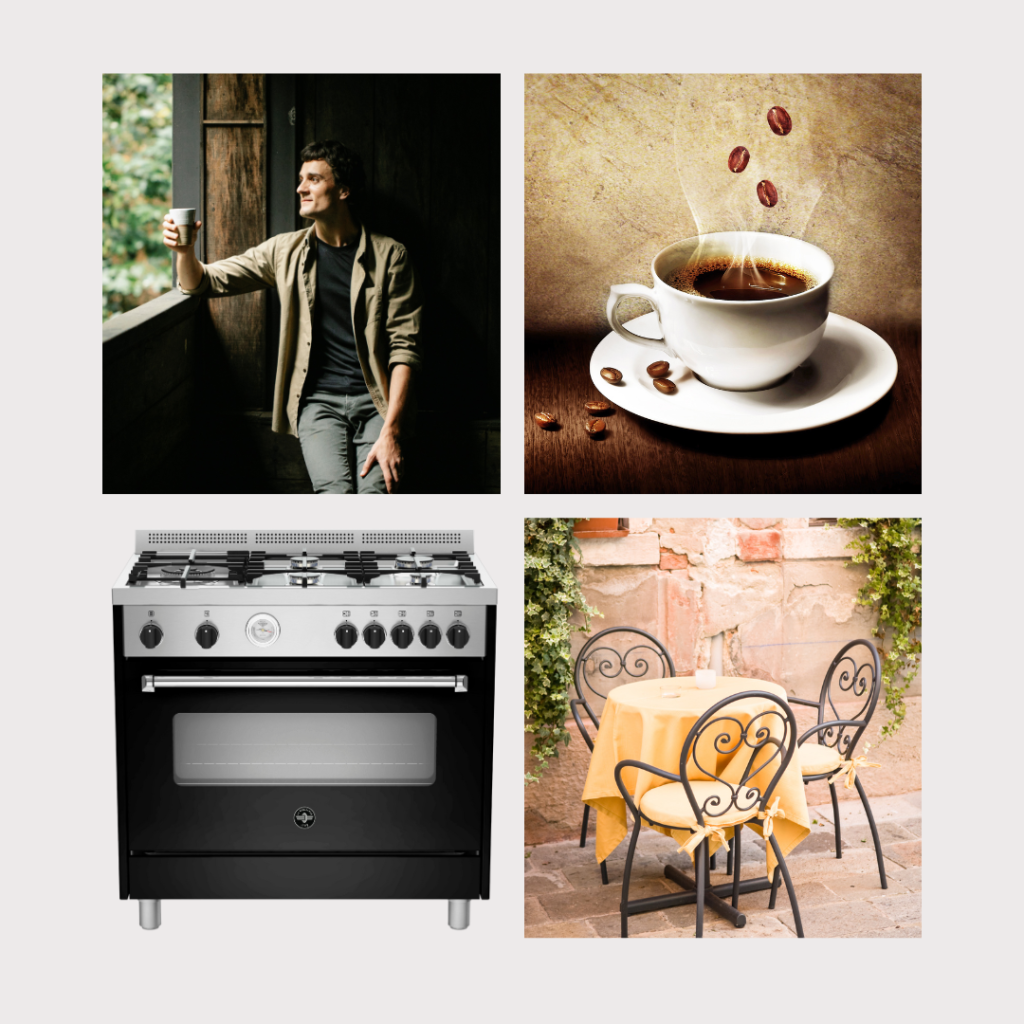 AMERICANA 90CM GAS HOB, GAS OVEN, GAS GRILL BLACK