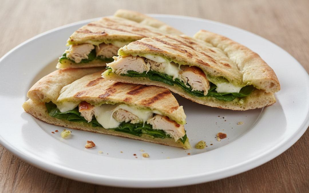 Chicken Pesto Flatbread Recipe | Upgrade your Chicken Pesto