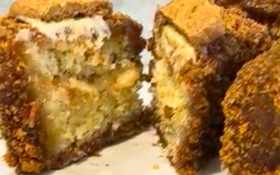Soft Lamingtons with a Hidden Biscoff Centre You Didn’t Expect