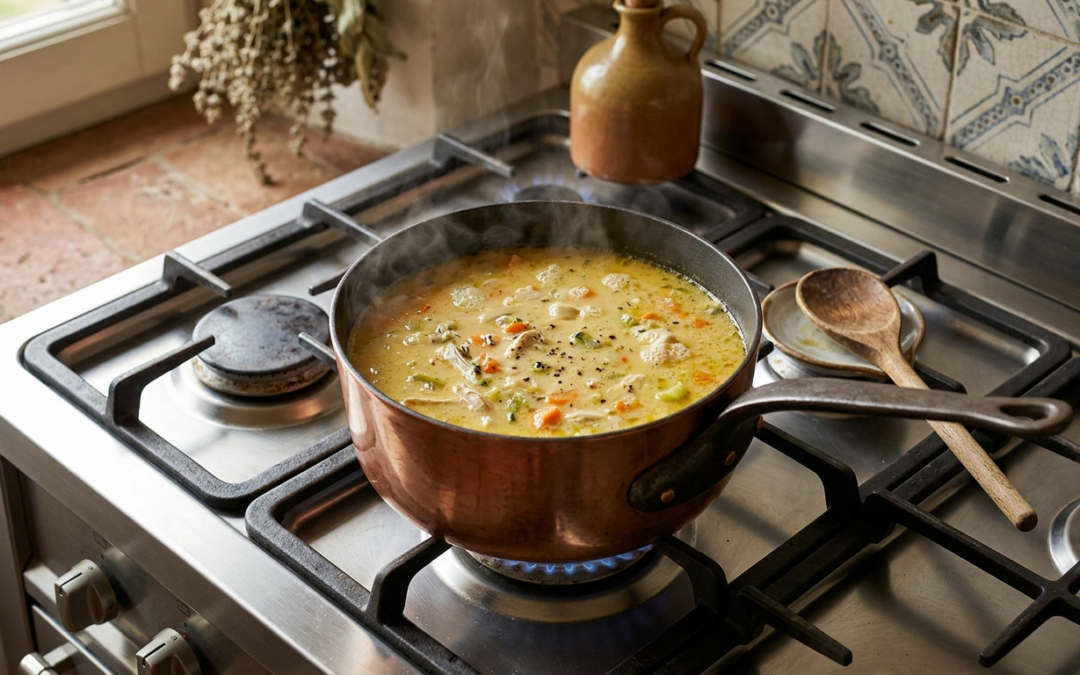 Creamy Chicken Soup That Brings the Autumn Heat